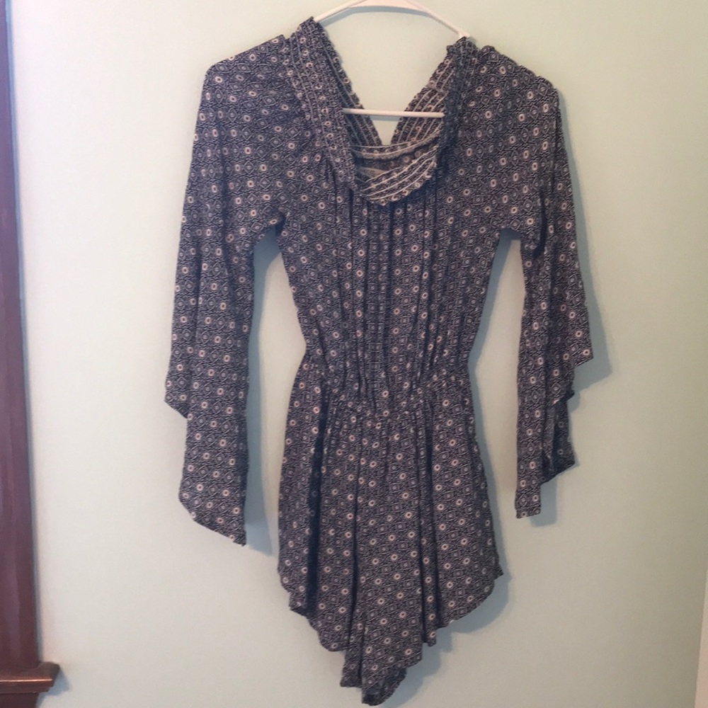 Printed romper